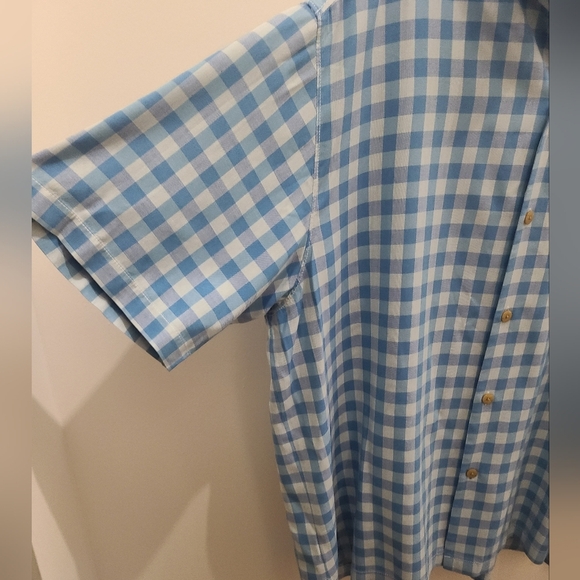 Tommy Bahama Original Fit 100% Short Sleeve Checkered Shirt - XL - Picture 9 of 9